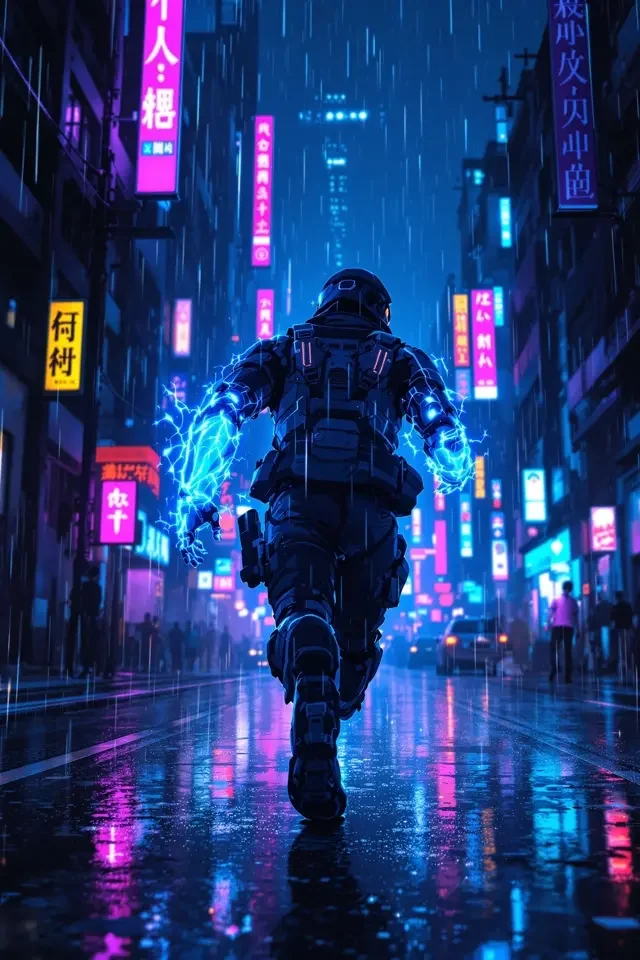 赛博夜行录 - 樱花动漫生成作品